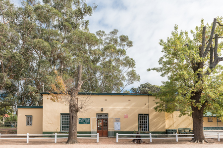 GREYTON, SOUTH AFRICA - MARCH 27, 2017: The public library in Greyton, a small town in the Western Cape Province of South Africaのeditorial素材