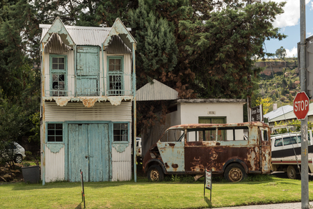 FICKSBURG, SOUTH AFRICA - MARCH 12, 2018:  Display at Cafe Chocolat, a restaurant and bar in Ficksburg in the Free State Provinceのeditorial素材