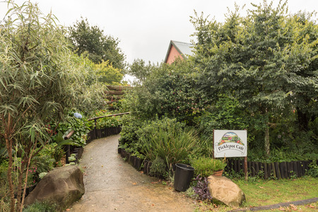 BOSTON, SOUTH AFRICA - MARCH 23, 2018: The entrance to the Picklepot Cafe near Boston in the Kwazulu-Natal Provinceのeditorial素材
