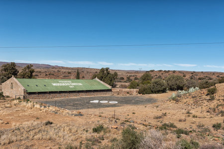 PHILLIPSTOWN, SOUTH AFRICA, AUGUST 6, 2018: A farm scene at Modderfontein near Phillipstown in the...