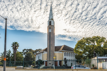 STELLENBOSCH, SOUTH AFRICA, AUGUST 15, 2018: The Dutch Reformed Church Stellenbosch North, in Stellenbosch in the Western Cape Provinceのeditorial素材