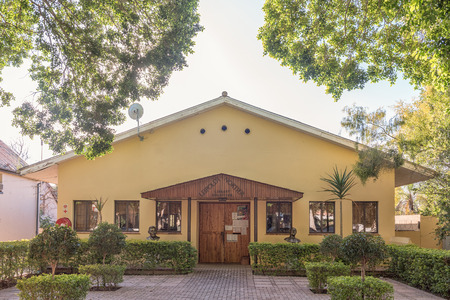 CLANWILLIAM, SOUTH AFRICA, AUGUST 28, 2018: The Leipoldt - Nortier Library in Clanwilliam in the Western Cape Provinceのeditorial素材