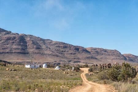 DWARSRIVIER, SOUTH AFRICA, AUGUST 23, 2018: The observatory at Dwarsrivier in the Cederberg Mountains of the Western Cape Provinceのeditorial素材