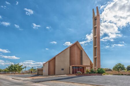 LAAIPLEK, SOUTH AFRICA, AUGUST 21, 2018: The Dutch Reformed Church in Laaiplek in the Western Cape Province of South Africaのeditorial素材