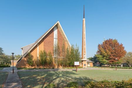 STANDERTON, SOUTH AFRICA - MAY 2, 2019: The Dutch Reformed Church East, in Standerton, in the Mpumalanga Provinceのeditorial素材