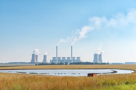 STANDERTON, SOUTH AFRICA - MAY 2, 2019: The Tutuka Power Station near Standerton, in the Mpumalanga Provinceのeditorial素材