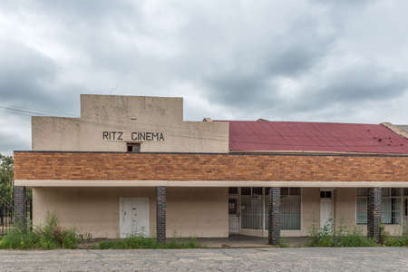 WINBURG, SOUTH AFRICA - MARCH 1, 2020: Abandoned cinema in Winburg, a small town in the Free State Provinceのeditorial素材
