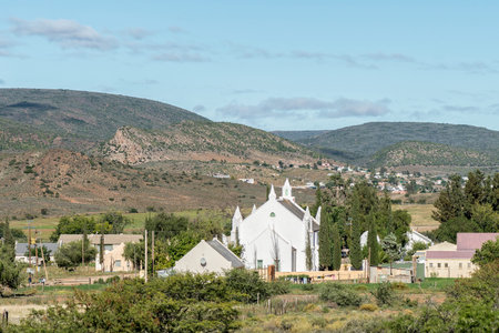 AMALIENSTEIN, SOUTH AFRICA - APRIL 6, 2021: View of Amalienstein. The historic Lutheran Mission...