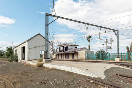 Ruins of the railway station in Prince Albert Road in the Western Cape Province