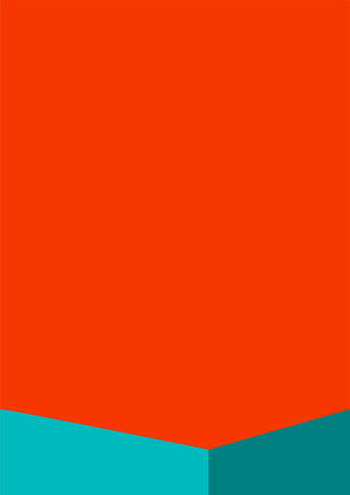 geometric architecture background with minimal design on tone color background. Geometric elements with abstract modern wall decoration. vector illustrationのイラスト素材