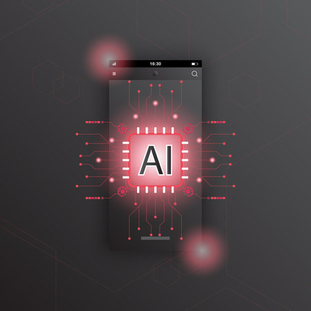 chatGPT Ai artificial intelligence technology hitech concept. chat GPT with smart bot, open Ai, line, lights, technology Abstract, vector. design for chat, web banner, background,のイラスト素材