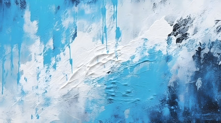 abstract paint splash background generative AI. black texture acrylic color white art design splatter ink.の素材