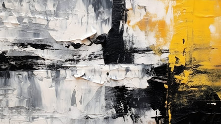 Abstract acrylic painting on canvas texture. Fragment of artwork. Brushstrokes of paint on canvas. Modern art. Contemporary art generative AI.の写真素材