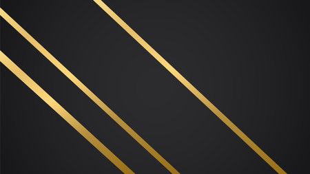 black luxury abstract background with line and golden elegant texture backdrop vector.のイラスト素材