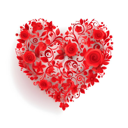 valentine day heart element love happy celebration pink template generative Ai. valentine heart romantic design holiday background illustration greeting romance banner card. valentines elementの写真素材