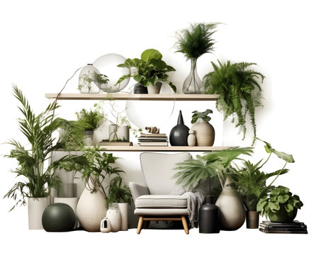 interior design concept home modern architecture furniture object idea generative Ai. interior room house decoration apartment background style illustration project creative. interior architect.の写真素材