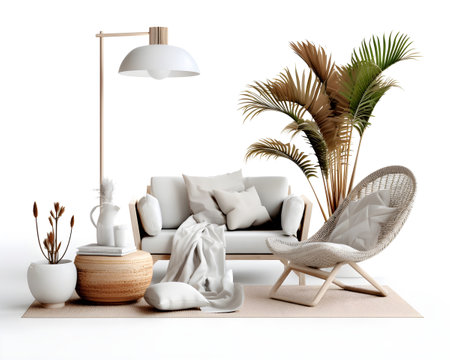 interior design concept home modern architecture furniture object idea generative Ai. interior room house decoration apartment background style illustration project creative. interior architect.の写真素材
