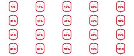 discount coupon sale promotion offer event special card voucher gift.のイラスト素材