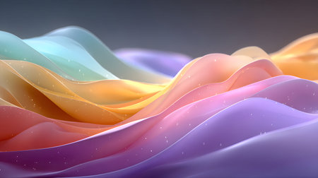 Smooth flowing gradient background with pastel tones and soft curves. Perfect for web design,...