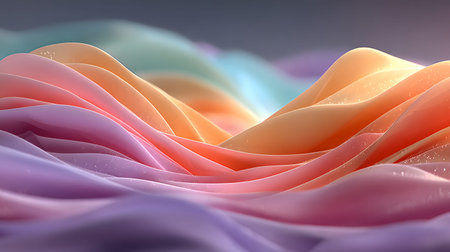 Smooth flowing gradient background with pastel tones and soft curves. Perfect for web design,...