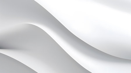 Minimal white background with subtle shapes and soft shadows. Ideal for clean branding, presentations, and modern design projects.の写真素材