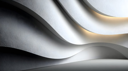 Minimal white background with subtle shapes and soft shadows. Ideal for clean branding,...