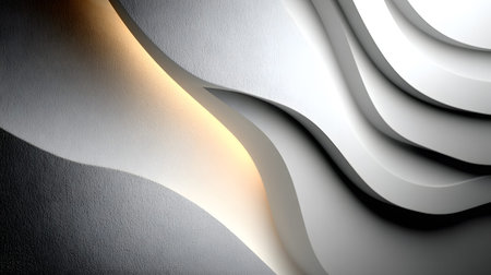 Minimal white background with subtle shapes and soft shadows. Ideal for clean branding,...