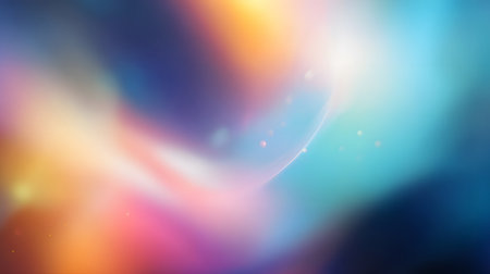 Blurred gradient background with soft glowing colors and dreamy tones. Great for creative design, music visuals, and social media posts.の写真素材