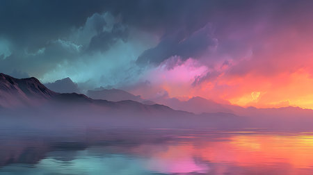 Abstract foggy blur with soft pastel tones and a dreamy vibe. Ideal for gentle branding, meditation visuals, or calm design themes.の写真素材