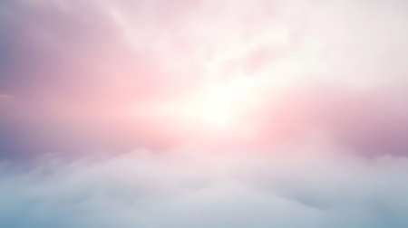 Abstract foggy blur with soft pastel tones and a dreamy vibe. Ideal for gentle branding, meditation visuals, or calm design themes.の写真素材