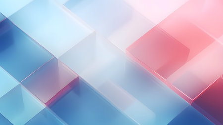 Soft abstract gradient background with pastel tones of blue, pink, and orange. Modern liquid glass...