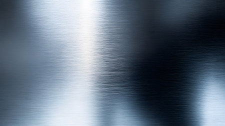 Shiny metallic background with brushed steel texture. Great for tech, industrial design, or modern corporate visuals.の写真素材