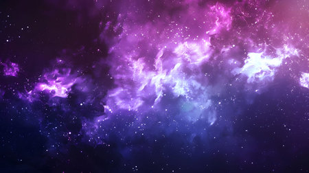 Cosmic-style background with colorful nebula and stars. Ideal for sci-fi, dreams, or...