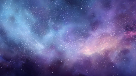 Cosmic-style background with colorful nebula and stars. Ideal for sci-fi, dreams, or...