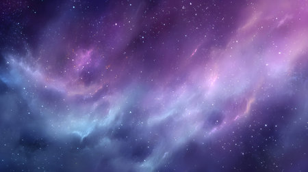 Cosmic-style background with colorful nebula and stars. Ideal for sci-fi, dreams, or...