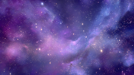 Cosmic-style background with colorful nebula and stars. Ideal for sci-fi, dreams, or...
