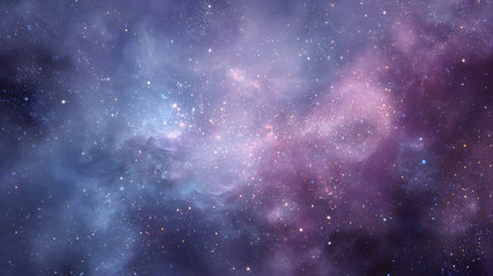 Cosmic-style background with colorful nebula and stars. Ideal for sci-fi, dreams, or...