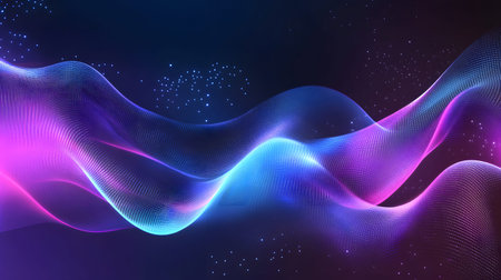 Tech-themed gradient background with smooth glowing blend. Great for apps, presentations, banners,...