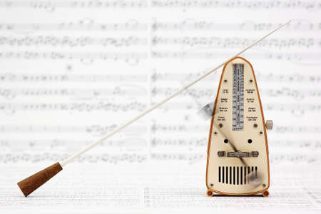 Metronome and Batonの写真素材