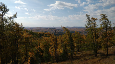 Autumn in the Sugomak mountains
