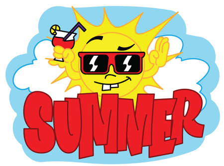 summer holiday 5のイラスト素材