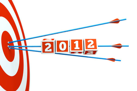 a 2012 concept with arrows and aim