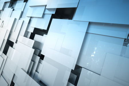 a black cubes abstract background