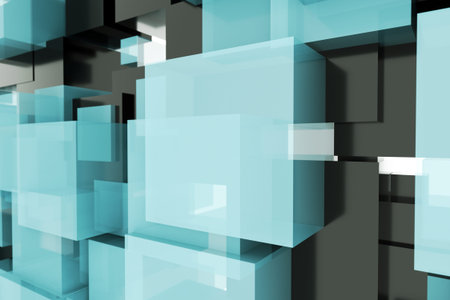 a colorful cubes abstract background