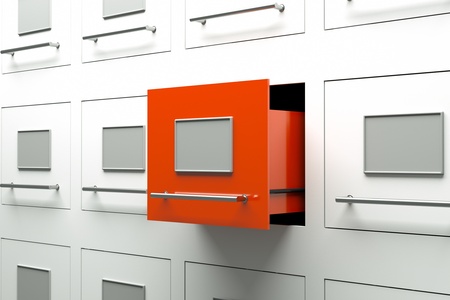 a drawer cabinets as a backgroundの写真素材