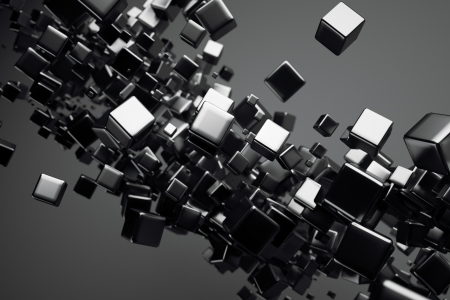 a black cubes abstract background a black cubes abstract background