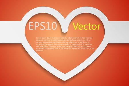 creative background with heartのイラスト素材