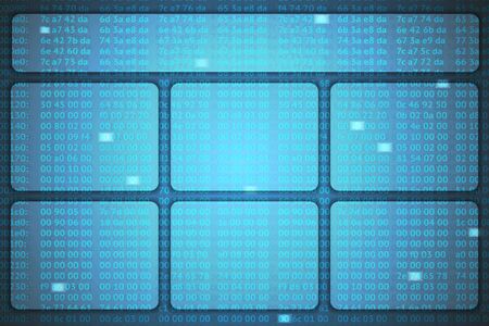 hex codes vector templateのイラスト素材