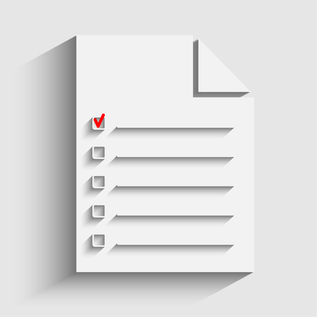 Creative check list vector backgroundのイラスト素材