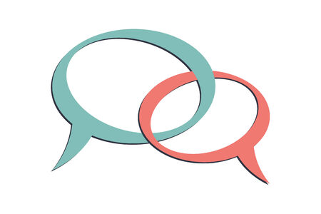 Speech Bubble Background  Vector Illustrationのイラスト素材